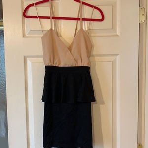 Cecico short Black and Cream/nude dress size Large